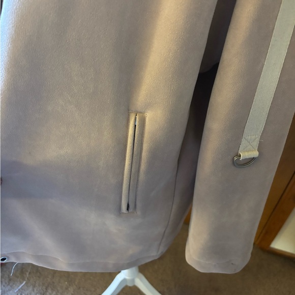 POL Women's Cream Lightweight Varsity Jacket - Picture 7 of 11